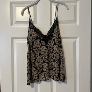 Free people sheer lace tank